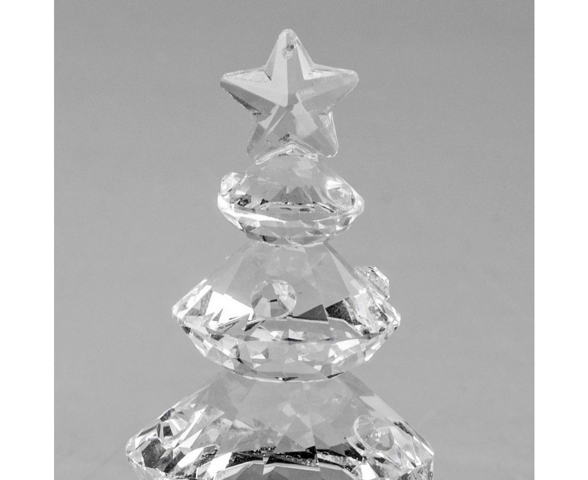 formano Dekofigur Kristallsteine, Höhe: 10cm, Farbe: Transparent, Motiv: Baum – Bild 2 von 3