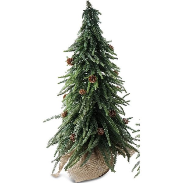 formano Dekofigur Winterzeit, Höhe: 50cm, Farbe: Grün, Motiv: Tanne