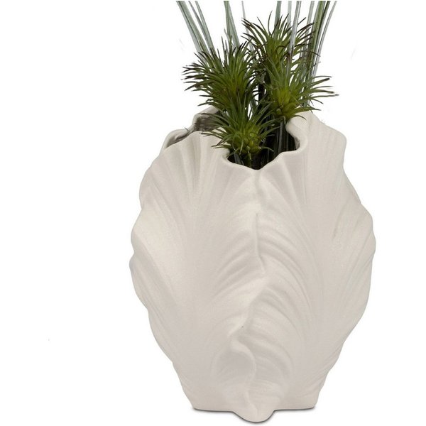 formano Dekovase Koralle, Höhe: 21cm, Farbe: Weiß, Motiv: Koralle