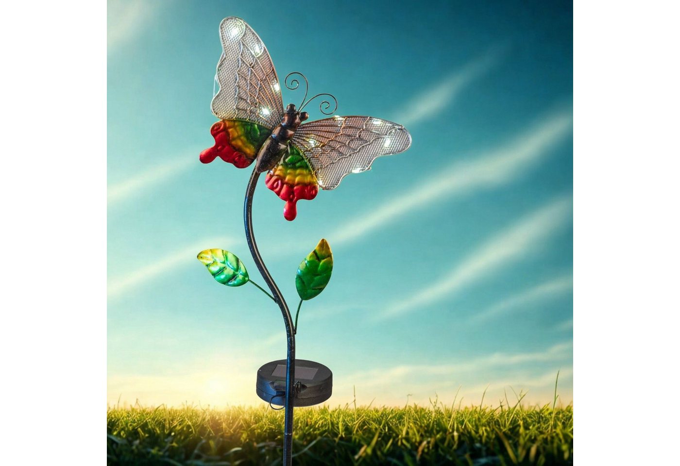 formano Gartenstecker Sommerzeit Höhe: 90cm, Farbe: Mehrfarbig, Motiv: Schmetterling – Bild 2 von 5