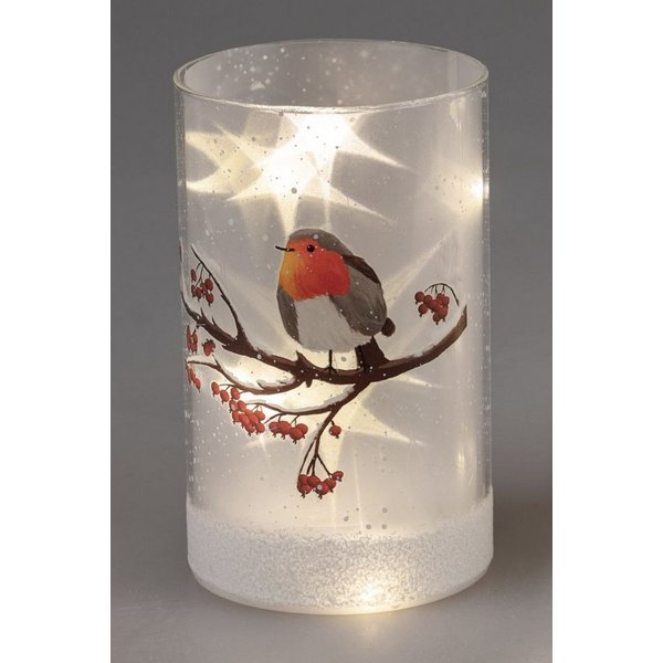 formano LED Dekolicht Wintervogel 15 cm, LED fest integriert