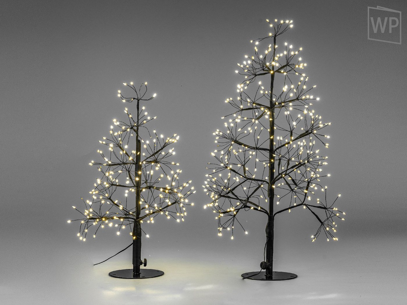 formano LED Dekoobjekt Funkeleffekt, LED, Höhe: 60cm, Farbe: Schwarz, Motiv: Baum – Bild 2 von 4