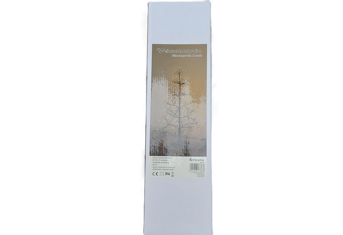 formano LED Dekoobjekt Funkeleffekt, LED, Höhe: 60cm, Farbe: Schwarz, Motiv: Baum – Bild 4 von 4