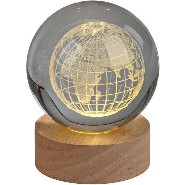 formano LED Tischleuchte Kristallkugel, LED, Höhe: 10cm, Farbe: Transparent, Motiv: Kristall