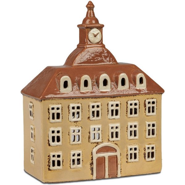 formano Windlicht Häuser, Höhe: 26cm, Farbe: Creme, Motiv: Haus