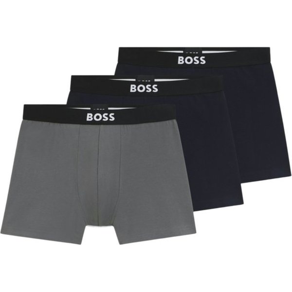 BOSS Formslip BOSS Men Black grau,Basic,Baumwolle,Logoprint