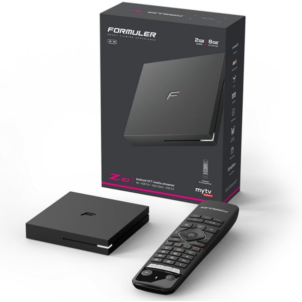 FORMULER Streaming-Box Z10 4K Android 10 OTT Medien-Streamer 2GB RAM 8GB Flash und WLAN