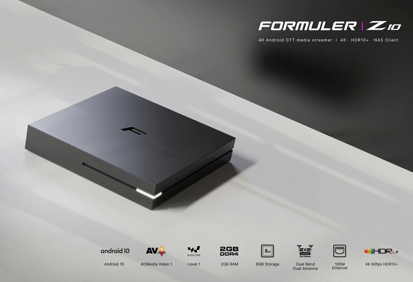FORMULER Streaming-Box Z10 4K Android 10 OTT Medien-Streamer 2GB RAM 8GB Flash und WLAN – Bild 4 von 5
