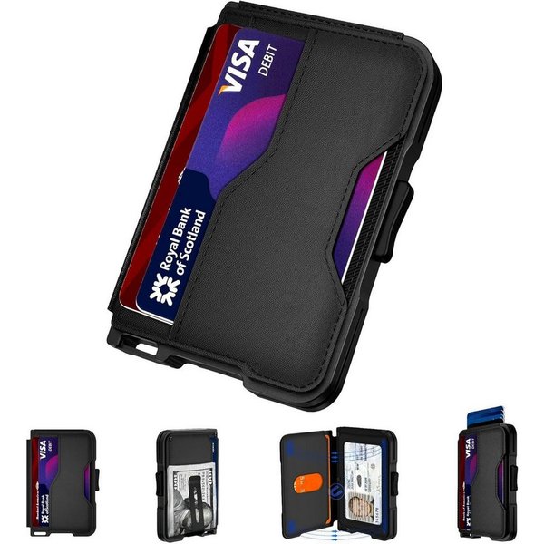Forrlite Geldbörse Geldbörse Herren mit RFID Schutz, Portmonee Portemonnaie Herren klein (Slim Wallet mit Münzfach, Mini Geldbörse Herren&Damen, Kreditkartenetu