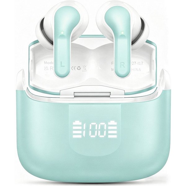 Forrlite In Ear Kopfhörer,Bluetooth Kopfhörer,2026 Kopfhörer Kabellos In-Ear-Kopfhörer (4 ENC Noise Cancelling Mics, IP-X7 Wasserdicht Headphones Sport, 3g USB-