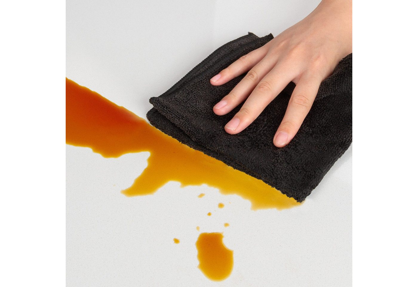 Forrlite Mikrofaser Reinigungstuch,Allzweck Mikrofasertücher Reinigungstuch (Fast Dry Trockentuch,Premium Qualität für Duschkabine, Auto, Haushalt, Camping, str – Bild 3 von 5