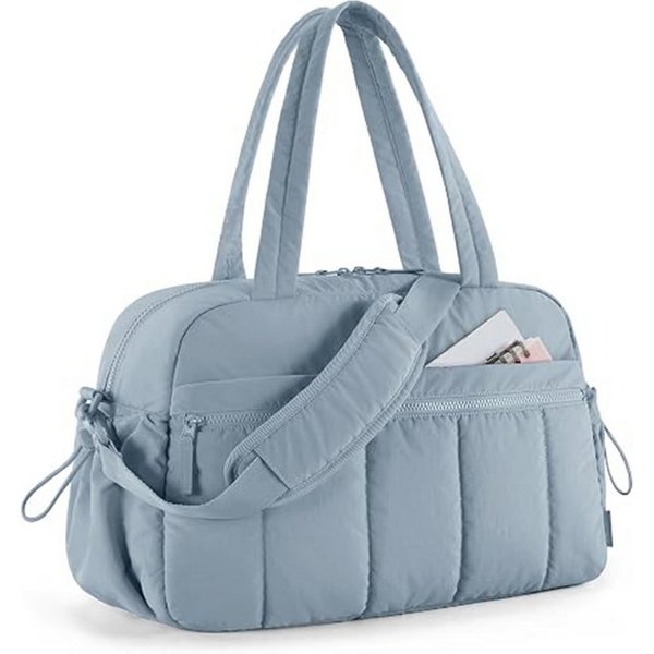 Forrlite Reisetasche Reisetasche Puffer, Sporttasche Damen 24L Weekender Wickeltasche (Wasserabweisend Travel Bag Handgepäck Gym Bag Kliniktasche Geburt Kranken