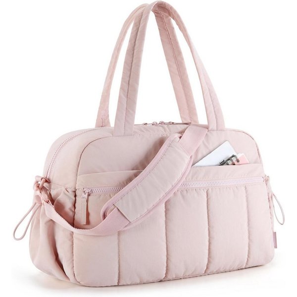 Forrlite Reisetasche Reisetasche Puffer, Sporttasche Damen 24L Weekender Wickeltasche (Wasserabweisend Travel Bag Handgepäck Gym Bag Kliniktasche Geburt Kranken