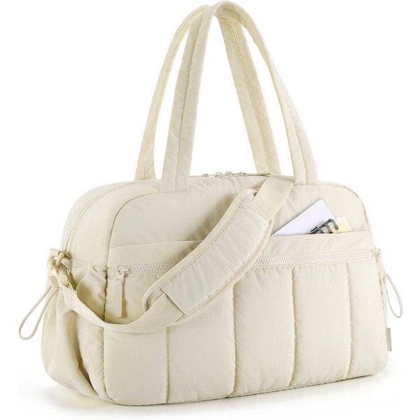 Forrlite Reisetasche Reisetasche Puffer, Sporttasche Damen 24L Weekender Wickeltasche (Wasserabweisend Travel Bag Handgepäck Gym Bag Kliniktasche Geburt Kranken