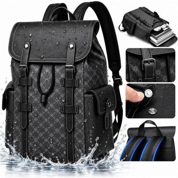 Forrlite Rucksack Rucksack Herren,Schulrucksack,Groß Laptop Rucksack Damen 15,6 Zoll (Schulrucksack Teenager Wasserabweisend, Laptop Rucksack mit Anti Diebstahl