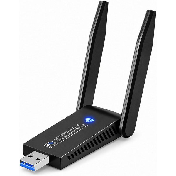 Forrlite WLAN-Stick WLAN Stick Bluetooth 5.0 + WiFi Adapter PC 2-in-1, 1300Mbps Dualband, 5GHz/2,4GHz, WLAN Stick für PC, USB WLAN Adapter für Windows 10/11