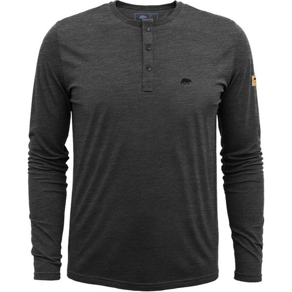 FORSBERG Sweatshirt Longsleeve mit Knopfleiste