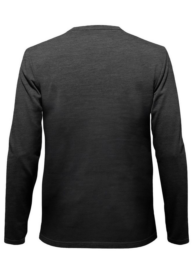 FORSBERG Sweatshirt Longsleeve mit Knopfleiste – Bild 2 von 3