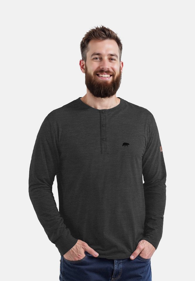 FORSBERG Sweatshirt Longsleeve mit Knopfleiste – Bild 3 von 3