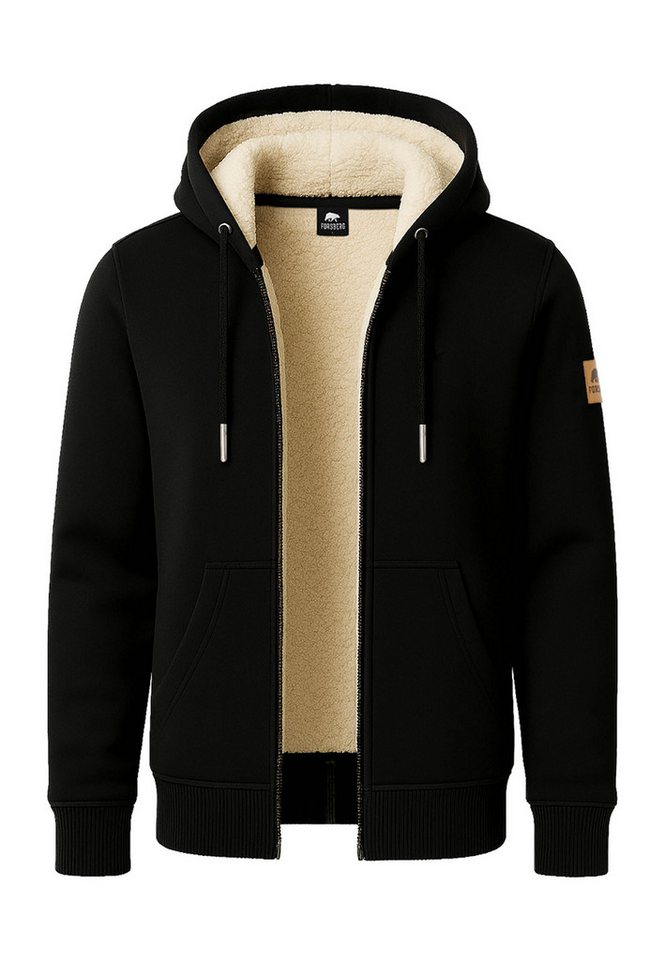 FORSBERG Winterjacke Kapuzenjacke mit Teddyfutter – Bild 3 von 4
