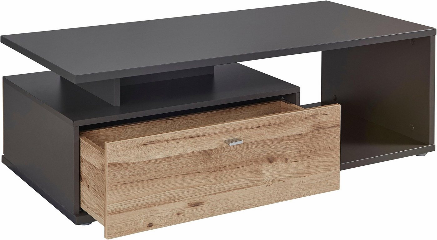 FORTE Couchtisch Como, Couchtisch, Schublade, Soft Close, B/H/T 120/40,2/59 cm – Bild 5 von 5
