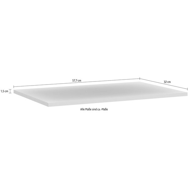 FORTE Einlegeboden (Set), 3-er Set, Breite 57,7 cm