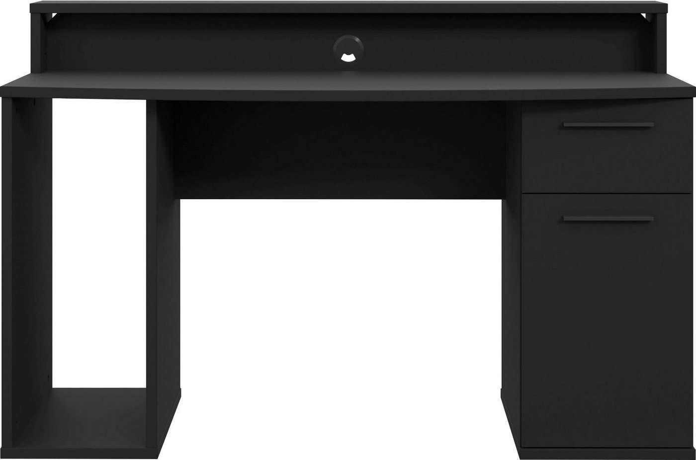 FORTE Gamingtisch Ayo, mit LED-RGB Beleuchtung, moderner Schreibtisch, Breite 140 cm – Bild 4 von 5