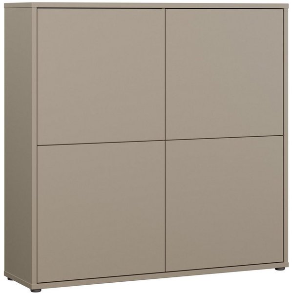 FORTE Highboard, Grifflos,Push to open, Stauraum