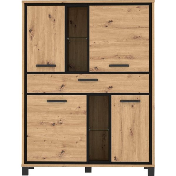 FORTE Highboard Trondheim, Höhe 161 cm