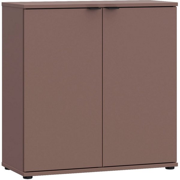 FORTE Kommode Ganymede, Kommode, Stauraum, Metallgriffe, 4 Dekore, Breite 80,1cm
