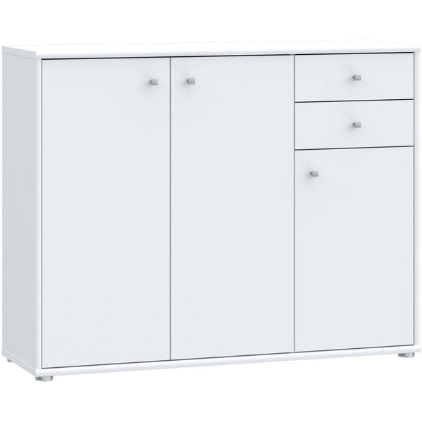 FORTE Kommode Tempra, Kommode, 3 Türen, 2 Schubkästen, viel Stauraum, Breite 108,8 cm