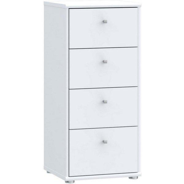 FORTE Kommode Tempra, Kommode, 4 Schubkästen, Höhe 85,5 cm, Breite 38,6 cm