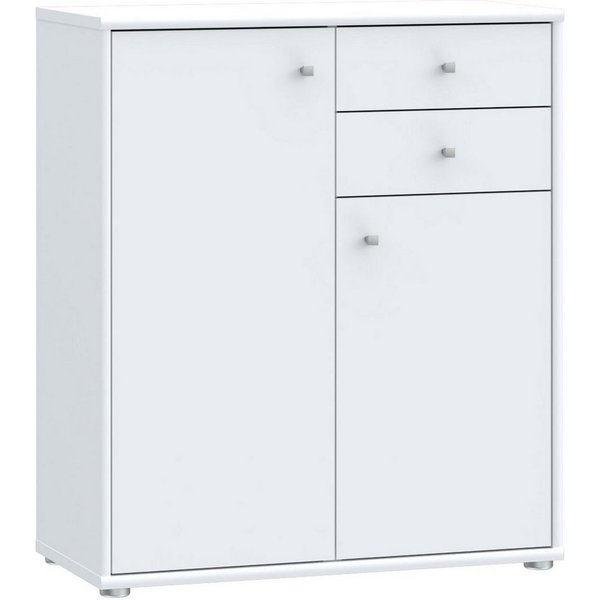FORTE Kommode Tempra, Kommode, 2 Türen, 2 Schubkästen, viel Stauraum, Breite 73,7 cm