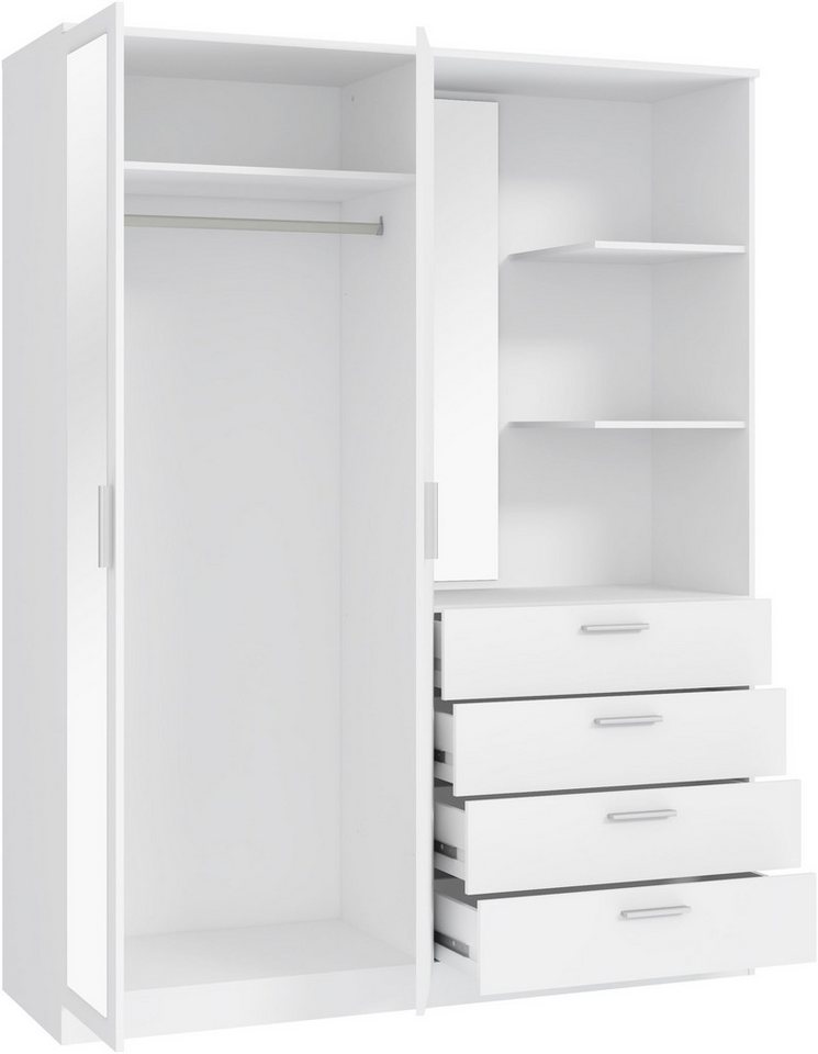 FORTE Kompaktgarderobe B/H/T 159,3/203,4/52,7 cm, Stauraumwunder – Bild 5 von 5