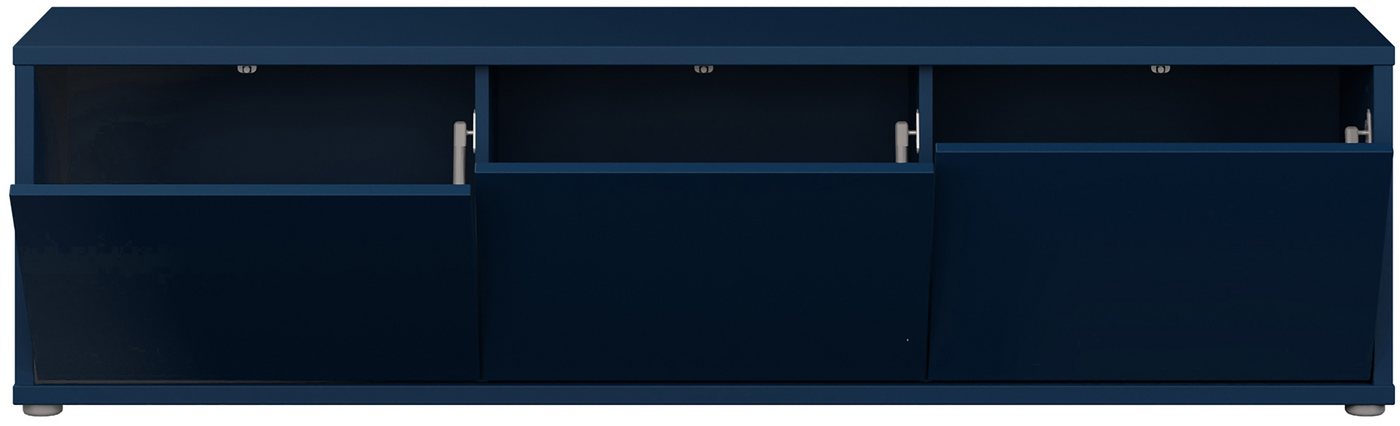 FORTE Lowboard Alice Springs, TV-Board, viel Stauraum, große Türen zum Aufklappen, B/H/T 154,2/41,5/34,9 cm Klapptüren – Bild 4 von 5