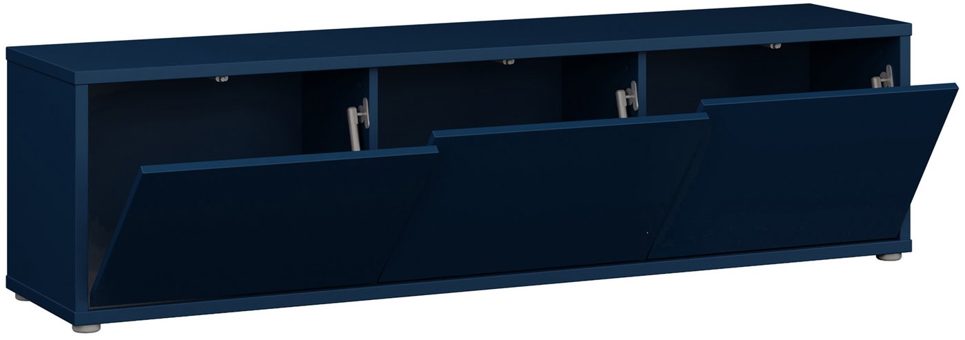 FORTE Lowboard Alice Springs, TV-Board, viel Stauraum, große Türen zum Aufklappen, B/H/T 154,2/41,5/34,9 cm Klapptüren – Bild 5 von 5