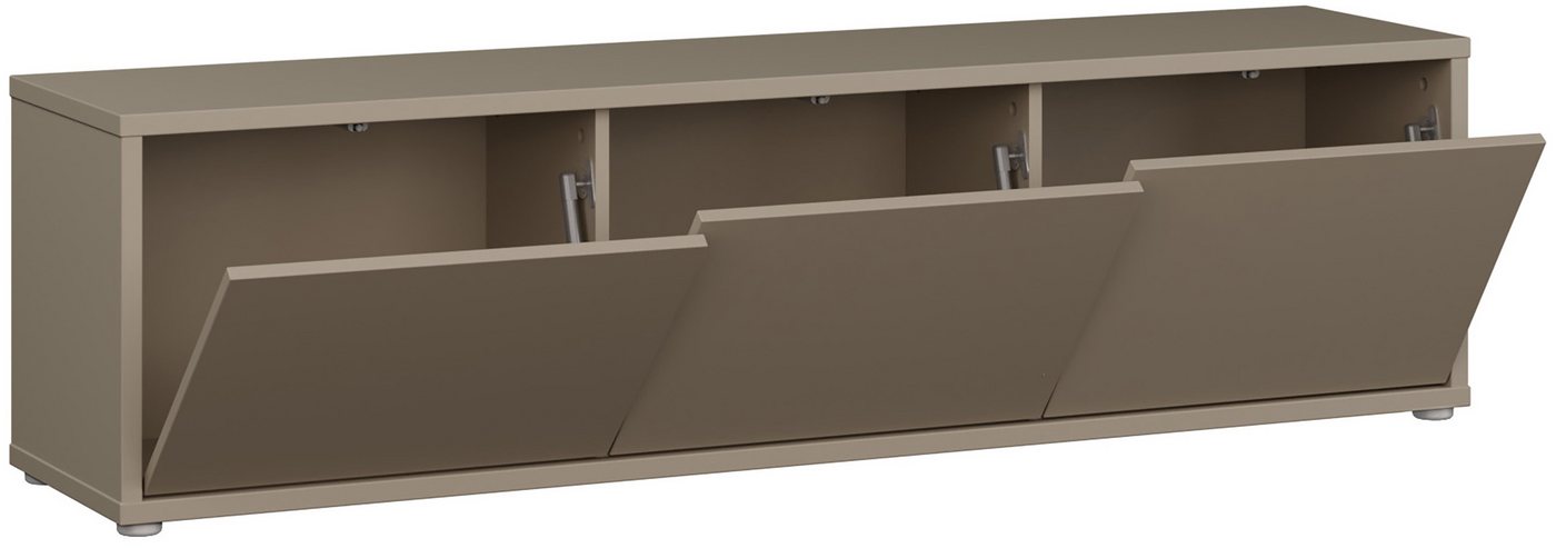 FORTE Lowboard Alice Springs, TV-Board, viel Stauraum, große Türen zum Aufklappen, B/H/T 154,2/41,5/34,9 cm Klapptüren – Bild 5 von 5