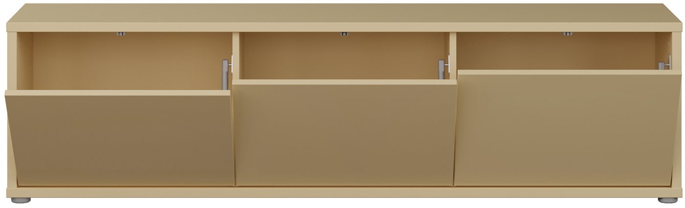 FORTE Lowboard Alice Springs, TV-Board, viel Stauraum, große Türen zum Aufklappen, B/H/T 154,2/41,5/34,9 cm Klapptüren – Bild 4 von 5