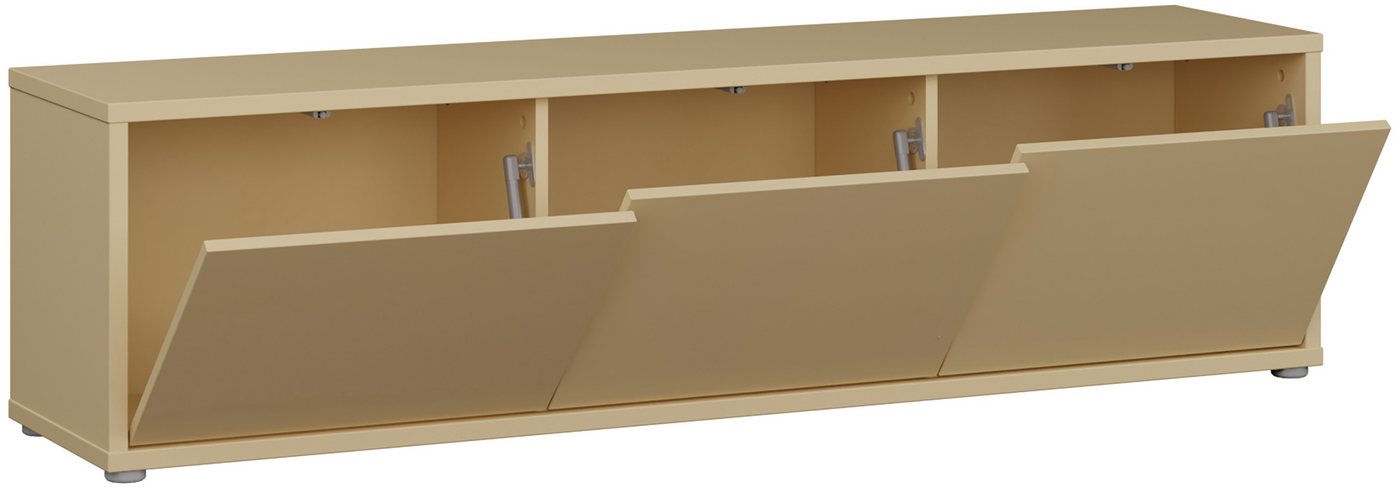 FORTE Lowboard Alice Springs, TV-Board, viel Stauraum, große Türen zum Aufklappen, B/H/T 154,2/41,5/34,9 cm Klapptüren – Bild 5 von 5
