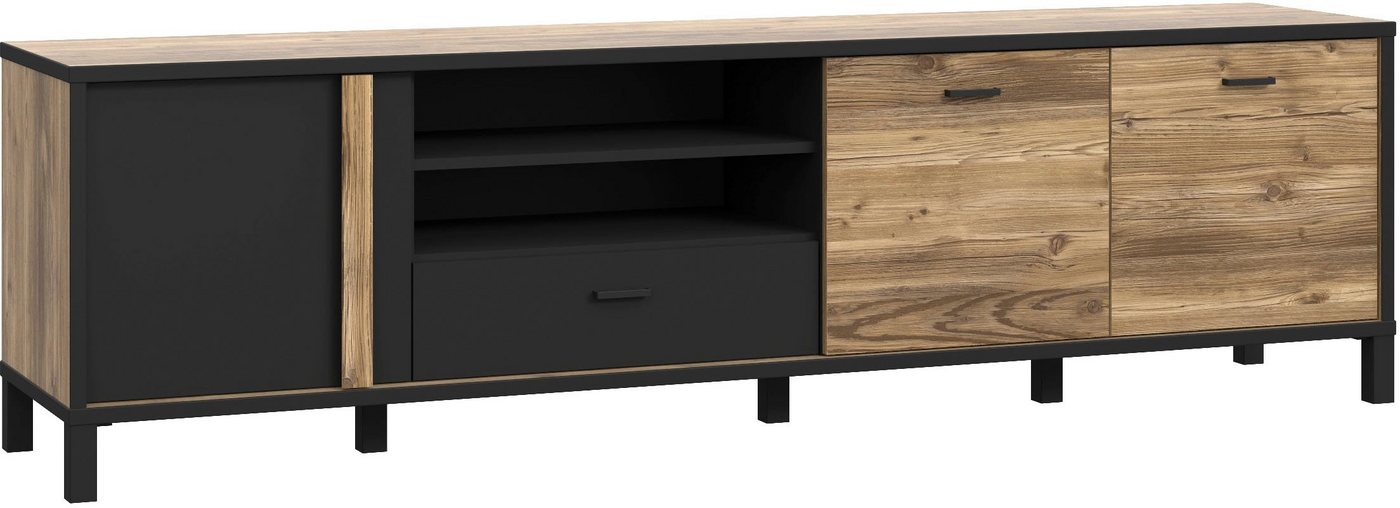 FORTE Lowboard Hayato, TV-Schrank, TV-Board, Breite ca. 199 cm – Bild 3 von 5