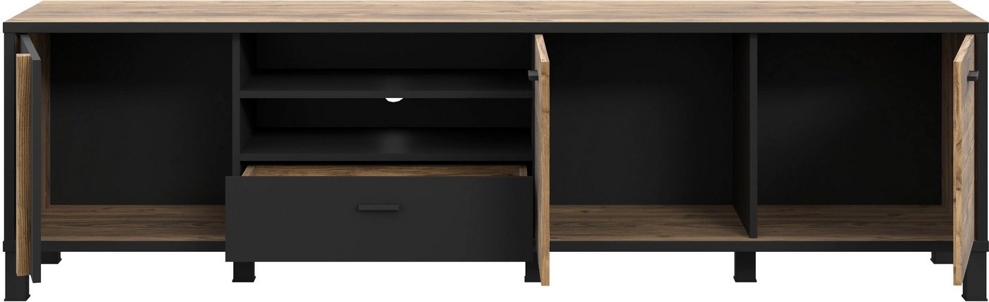 FORTE Lowboard Hayato, TV-Schrank, TV-Board, Breite ca. 199 cm – Bild 5 von 5