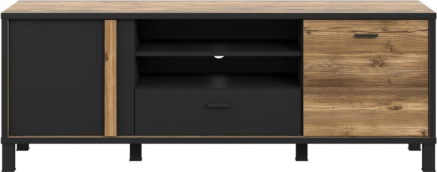 FORTE Lowboard Hayato, TV-Schrank, TV-Board, Breite ca. 154 cm – Bild 2 von 5