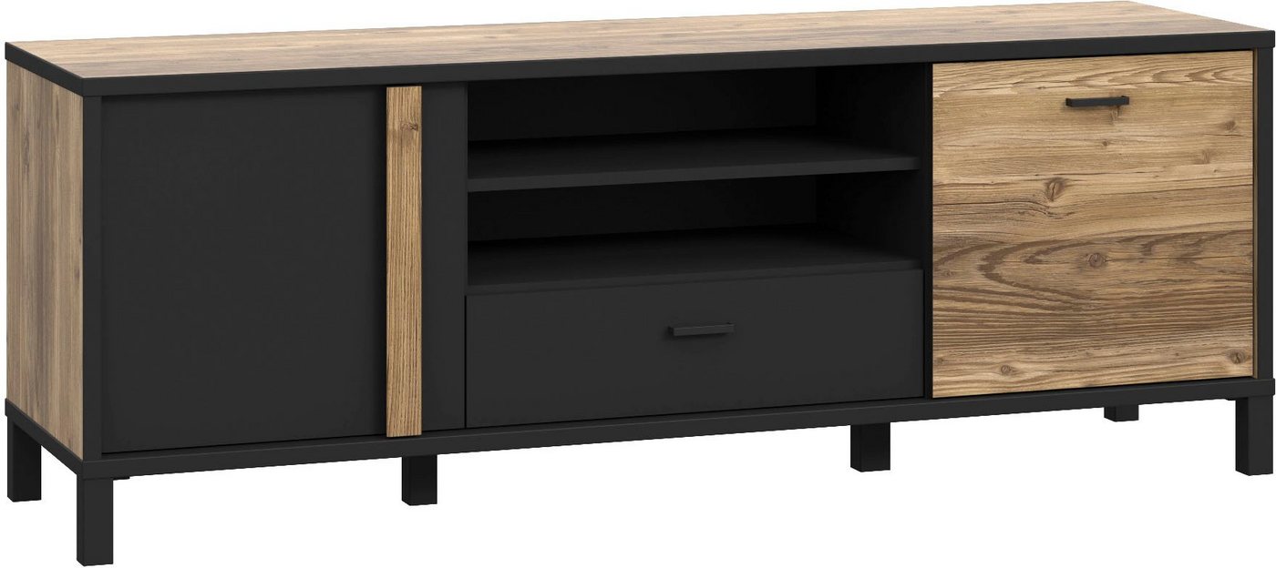 FORTE Lowboard Hayato, TV-Schrank, TV-Board, Breite ca. 154 cm – Bild 3 von 5