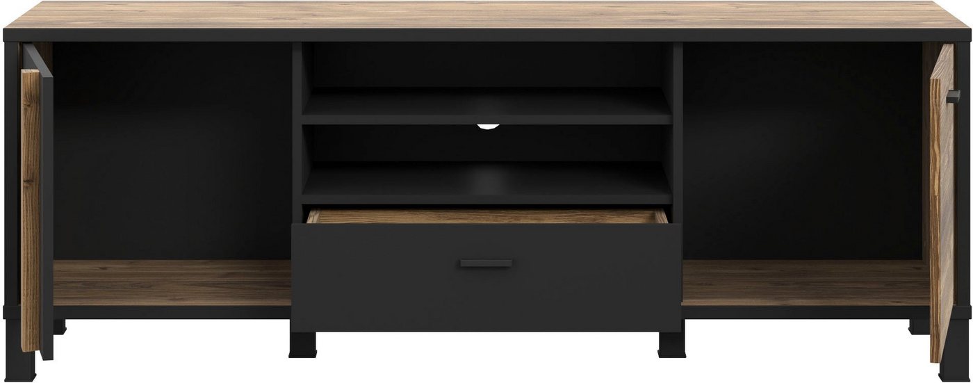 FORTE Lowboard Hayato, TV-Schrank, TV-Board, Breite ca. 154 cm – Bild 5 von 5