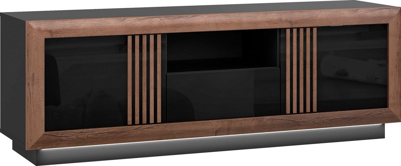 FORTE Lowboard SavonaTV-Board, TV-Schrank, Breite 162 cm, inkl. Sockelbeleuchtung – Bild 2 von 5