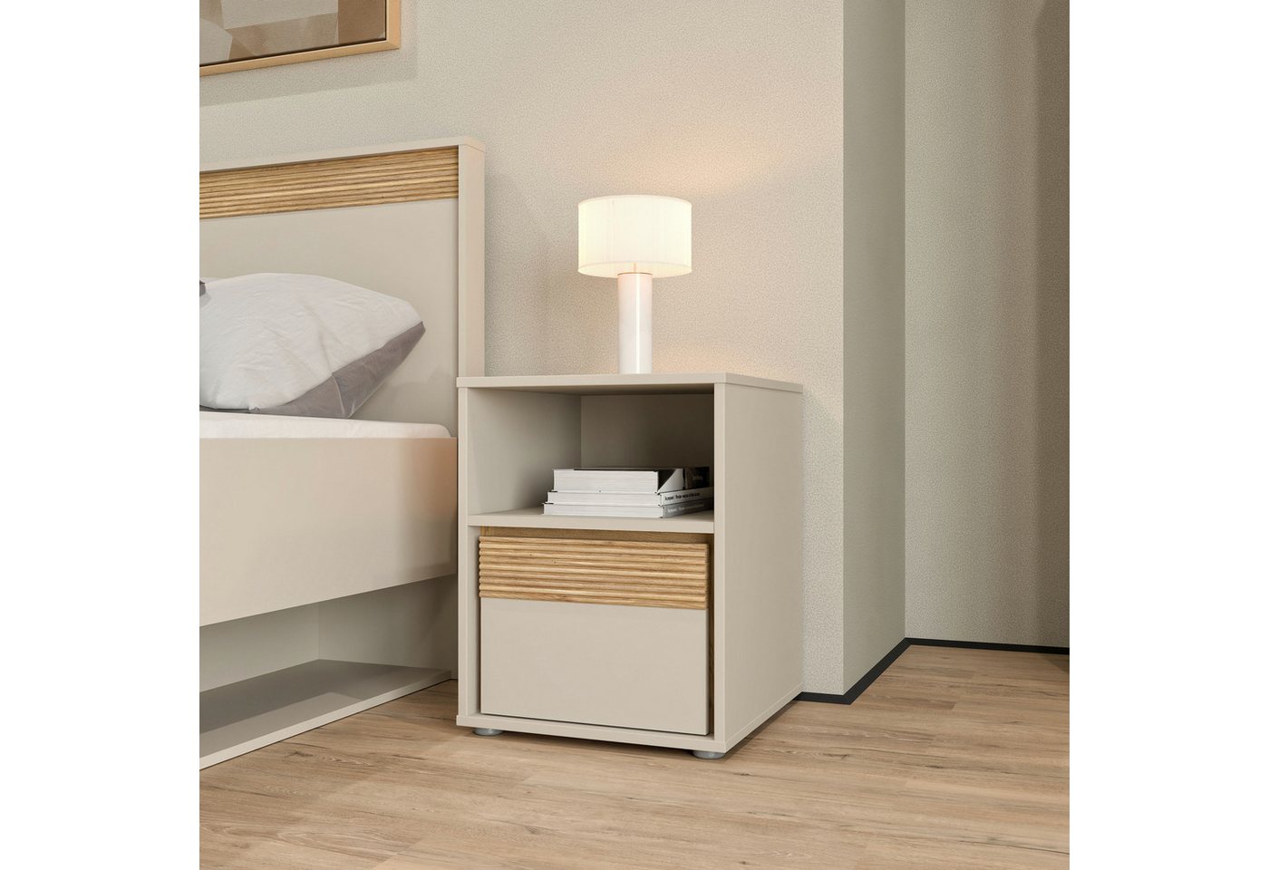 FORTE Nachtkommode, B/H/T 41,3/52,1/42 cm – Bild 2 von 5