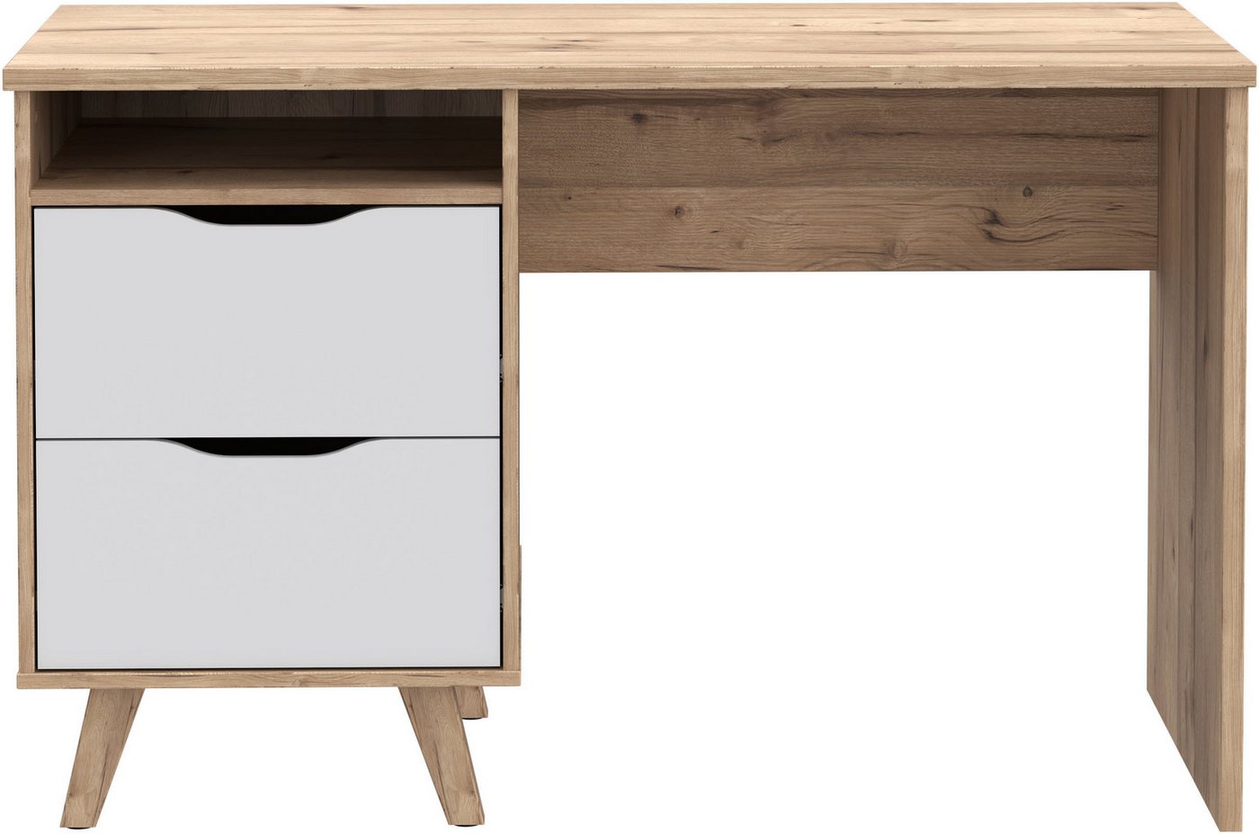 FORTE Schreibtisch, B/H/T 119,7/73,5/52,7 cm, Grifflos – Bild 3 von 5