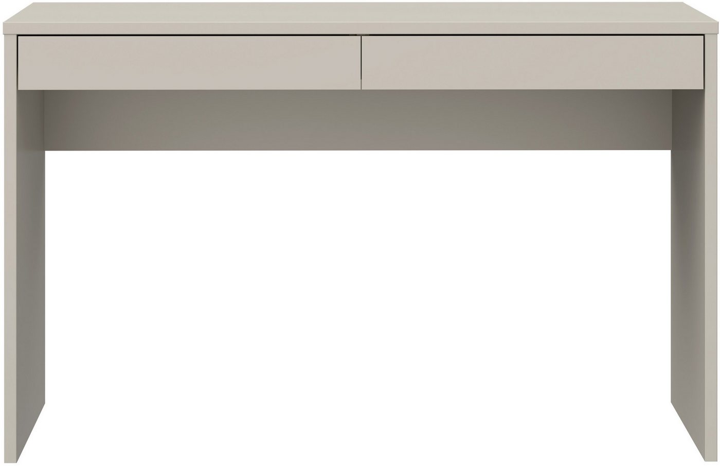 FORTE Schreibtisch Milles, 2 Schubkästen mit Vollauszug, B/H/T 124,8/77,3/53,1 cm – Bild 3 von 5