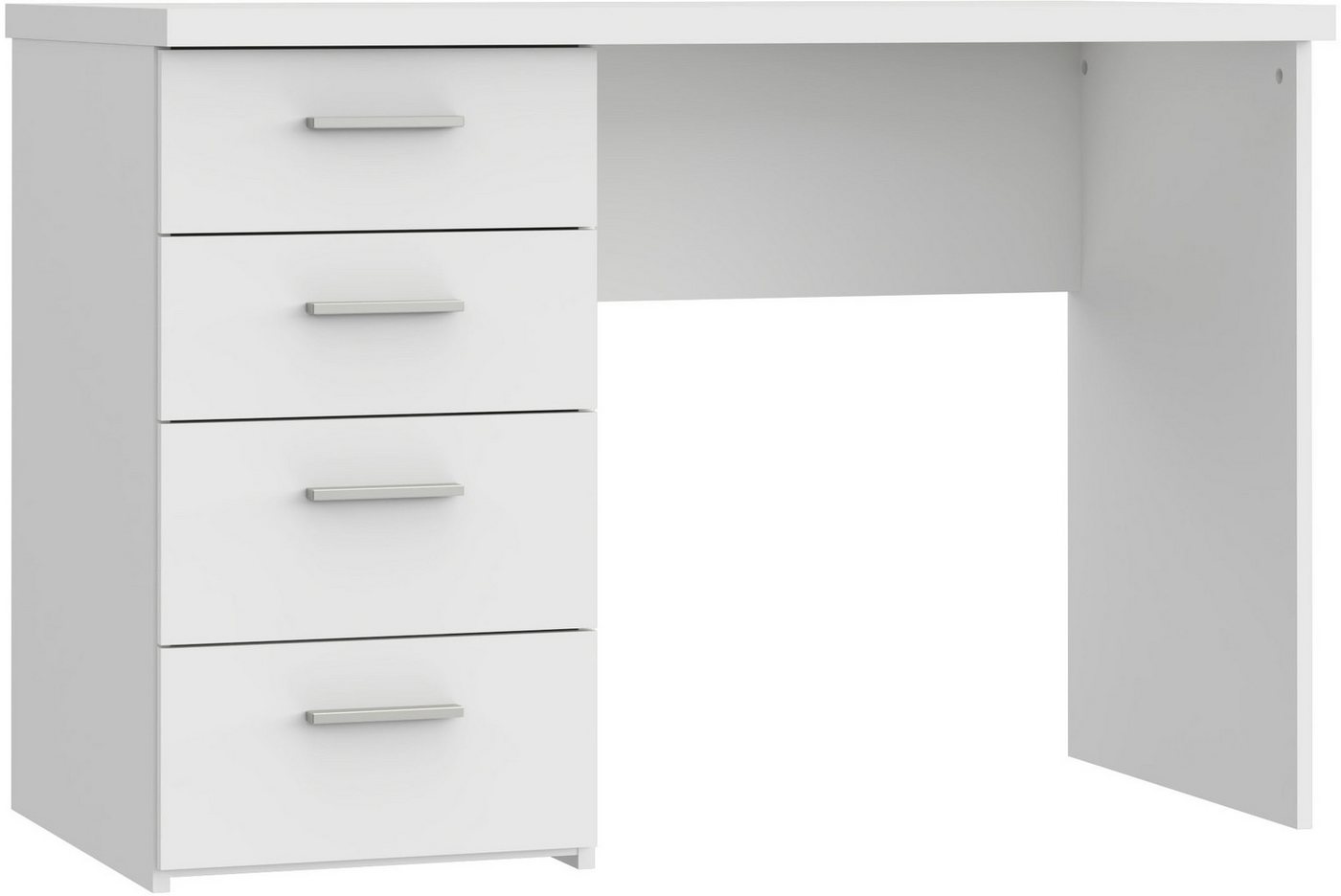 FORTE Schreibtisch NET, mit 4 Schubladen, Breite 110 cm – Bild 3 von 5