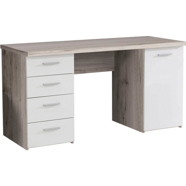 FORTE Schreibtisch Netta, Breite 145 cm, mit Schubladen